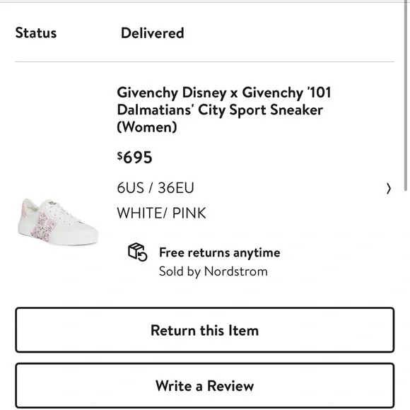 Pre-Owned 🐶 Givenchy x 101 Dalmatian Sneakers - Picture 6 of 6